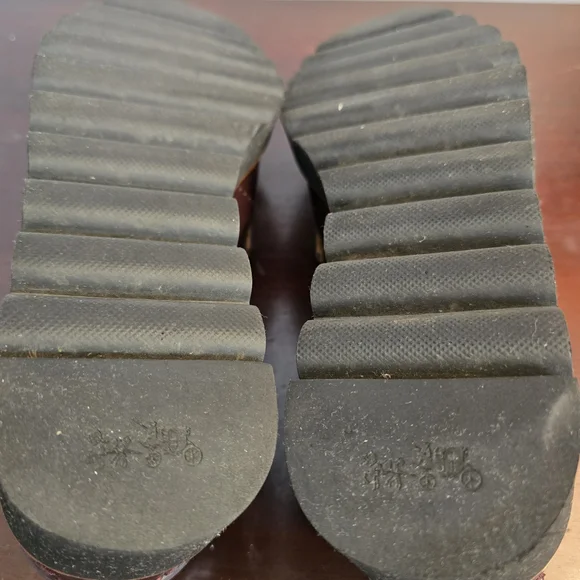 Coach Burgundy Tassel Loafers for Women-pre Owned - Picture 7 of 7